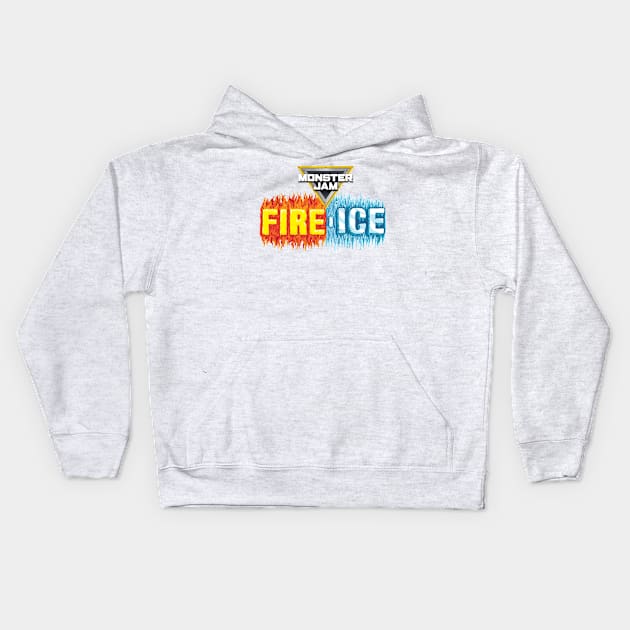 The Fire and Ice Kids Hoodie by rickyrickbob